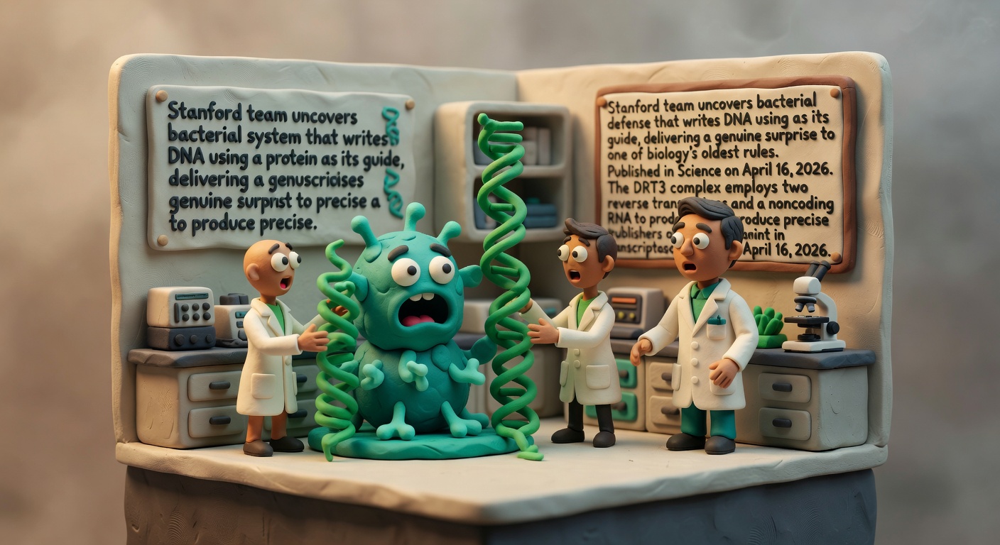 Bacteria Use Protein to Template DNA Synthesis