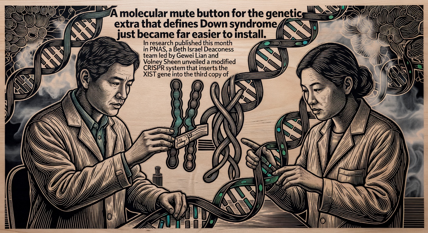 CRISPR's New Bid to Silence Down Syndrome's Extra Chromosome