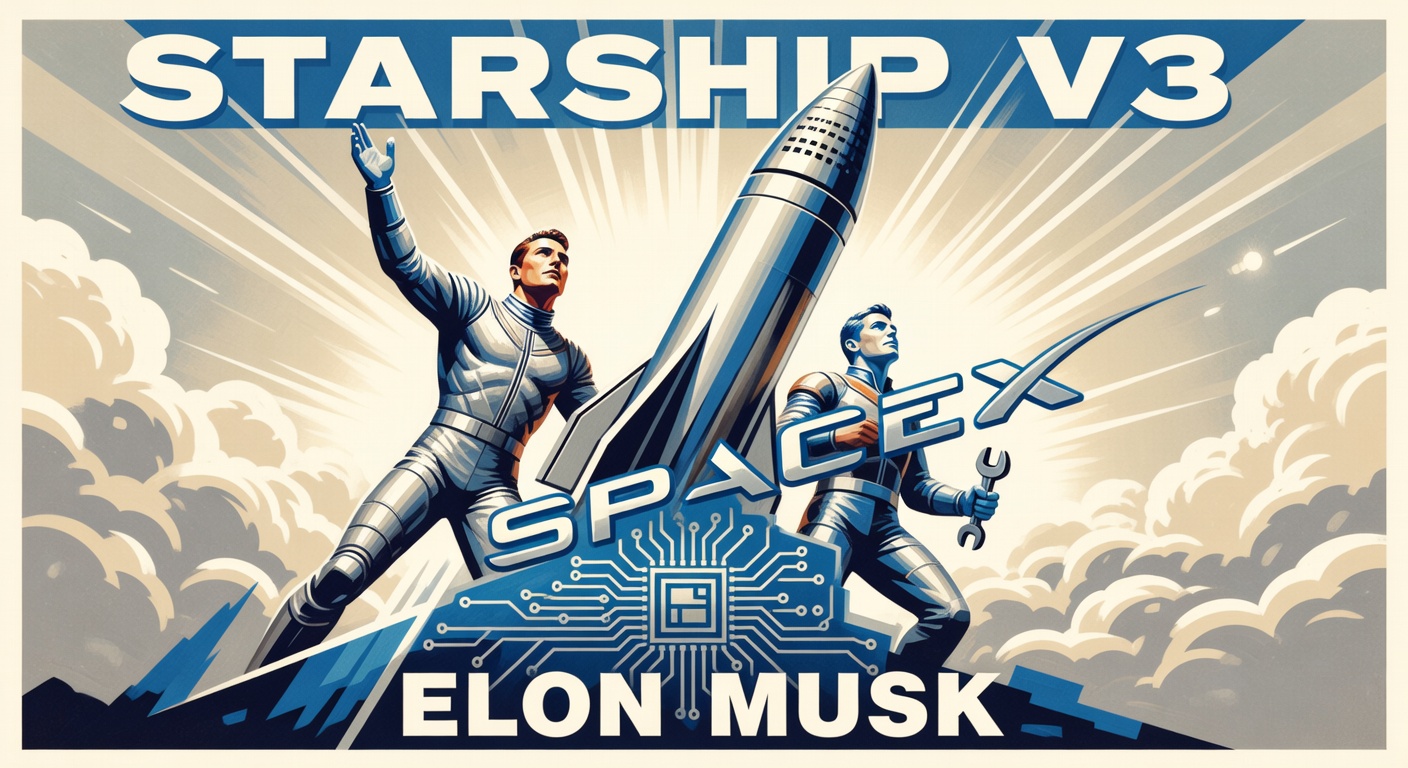 Elon Musk's Starship V3: A Leap Toward Truly Reusable Space Travel and Its Ripple Effects on Humanity's Cosmic Ambitions