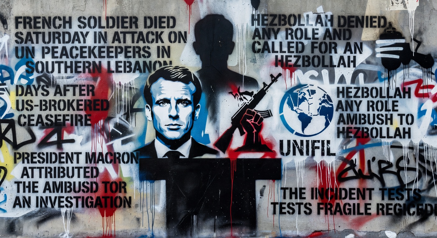 French Peacekeeper Killed Amid Lebanon Ceasefire