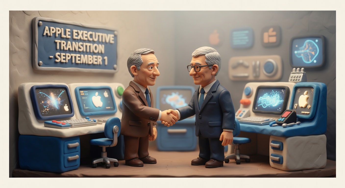 Apple Names John Ternus CEO as Cook Shifts to Chairman