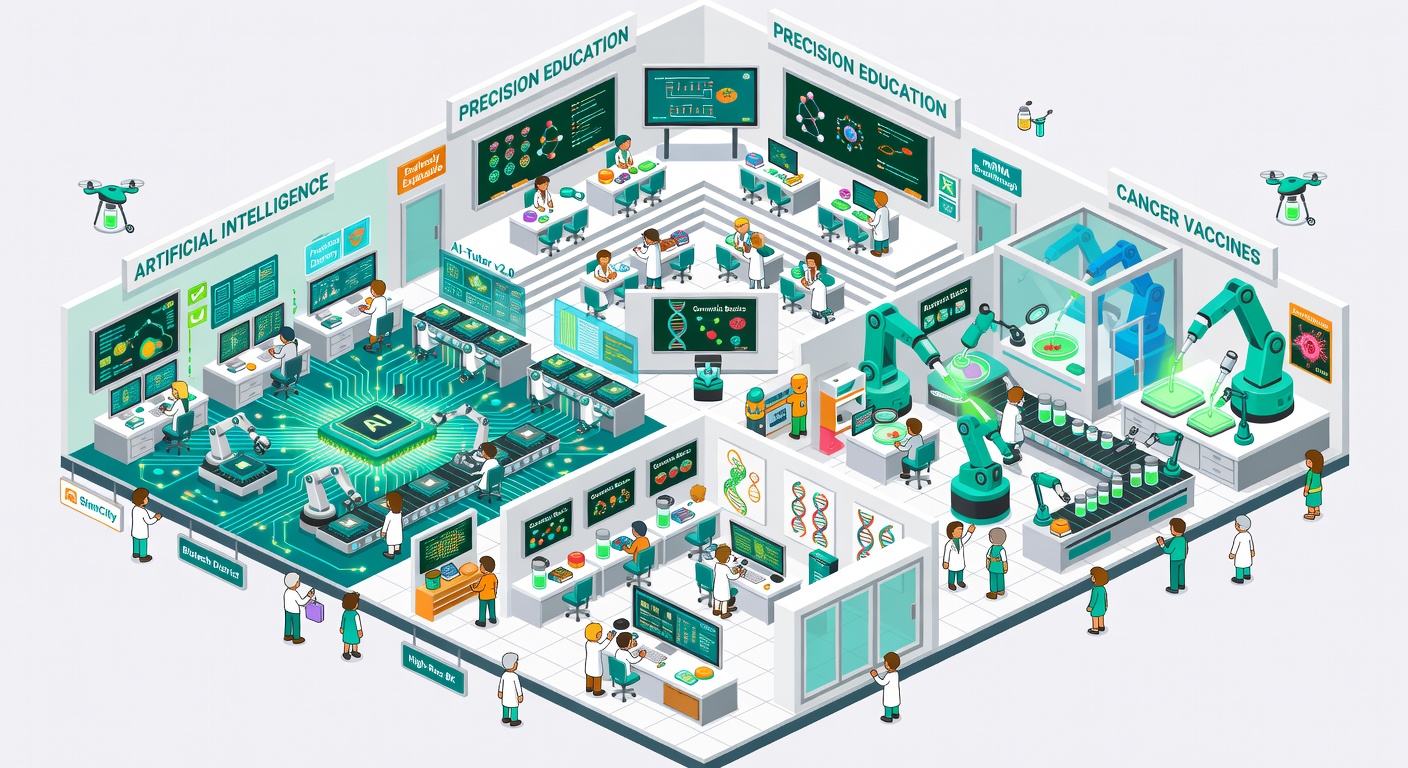 AI's Emerging Role in Revolutionizing Biotechnology Training for a Precision Medicine Era