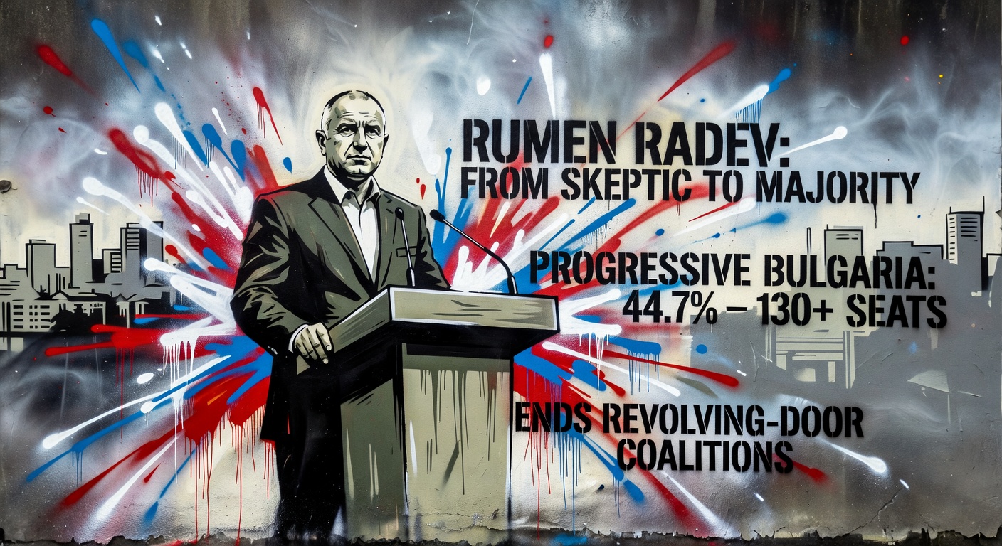 Radev's Landslide Tilts Bulgaria Toward Moscow