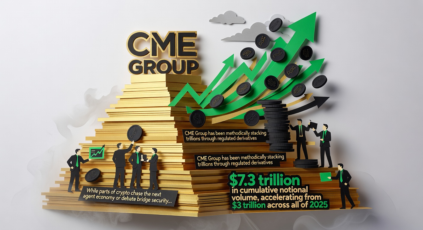 CME Crypto Volume Tops $7.3 Trillion