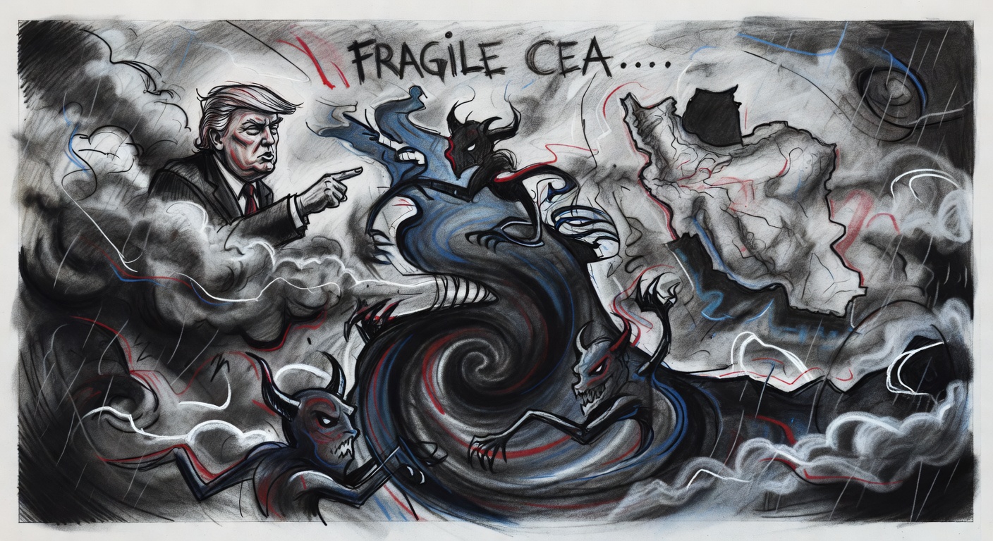 Trump, Iran Cite Progress Amid Hormuz Rift