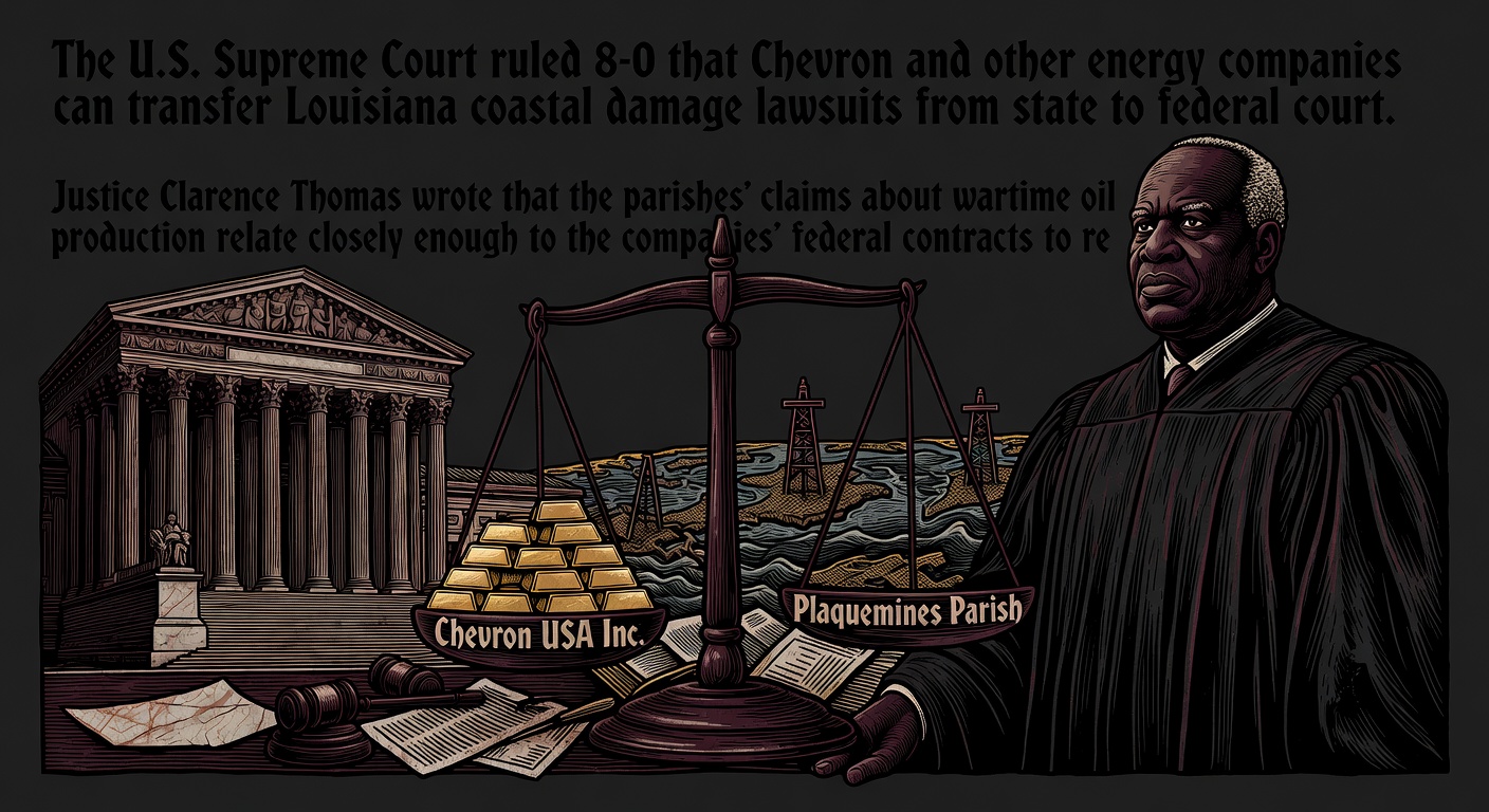 Supreme Court Moves Oil Suits to Federal Court