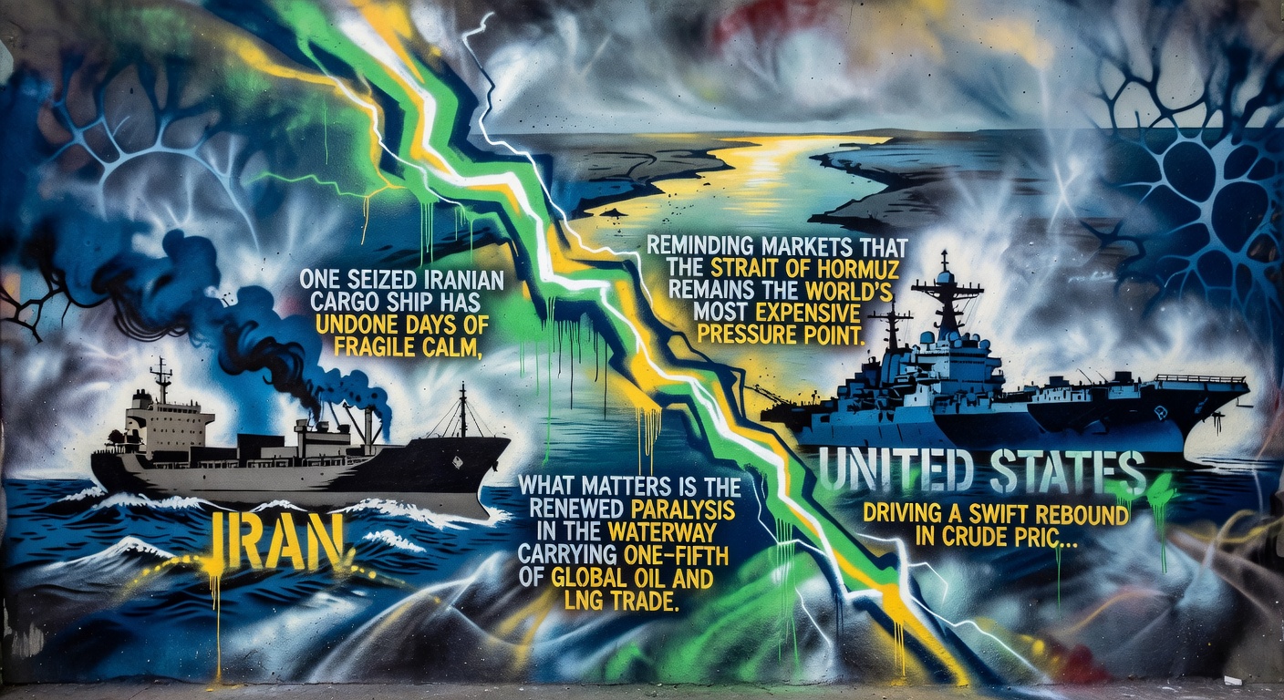 Oil Jumps 5% as Hormuz Tensions Reignite