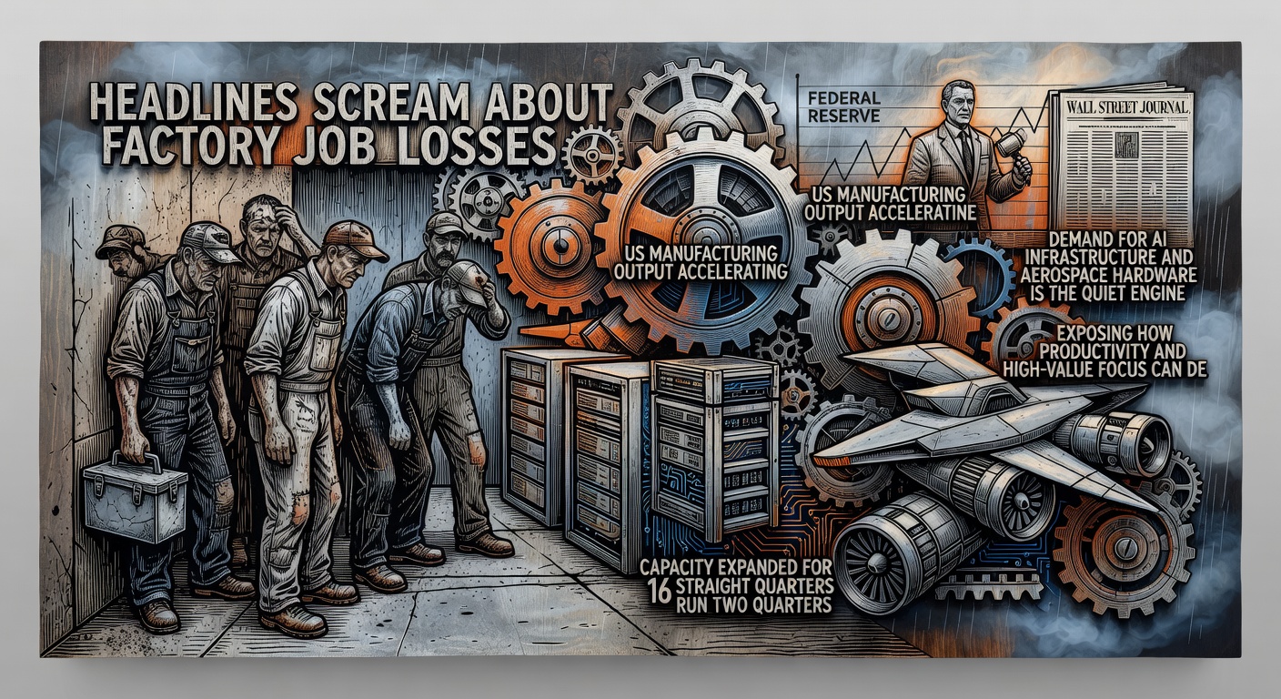 Stealth Boom: US Factories Thrive as Jobs Slip
