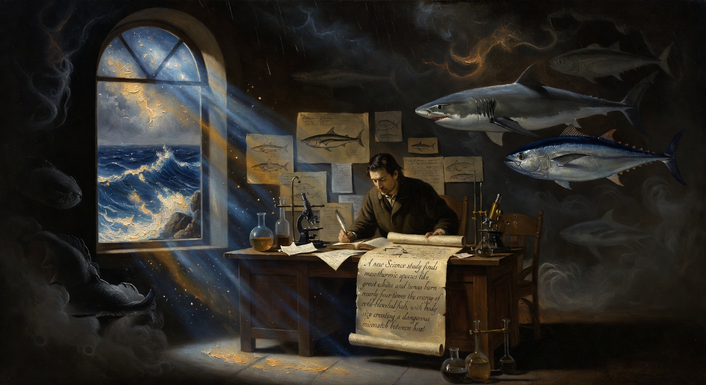 Warm-Bodied Sharks Risk Overheating in Hotter Seas